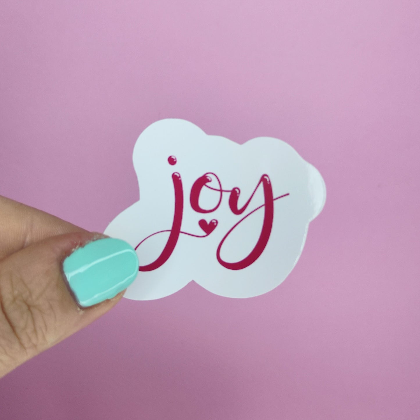 Waterproof Vinyl Joy Sticker: Rainbow Self Love Planner Decal