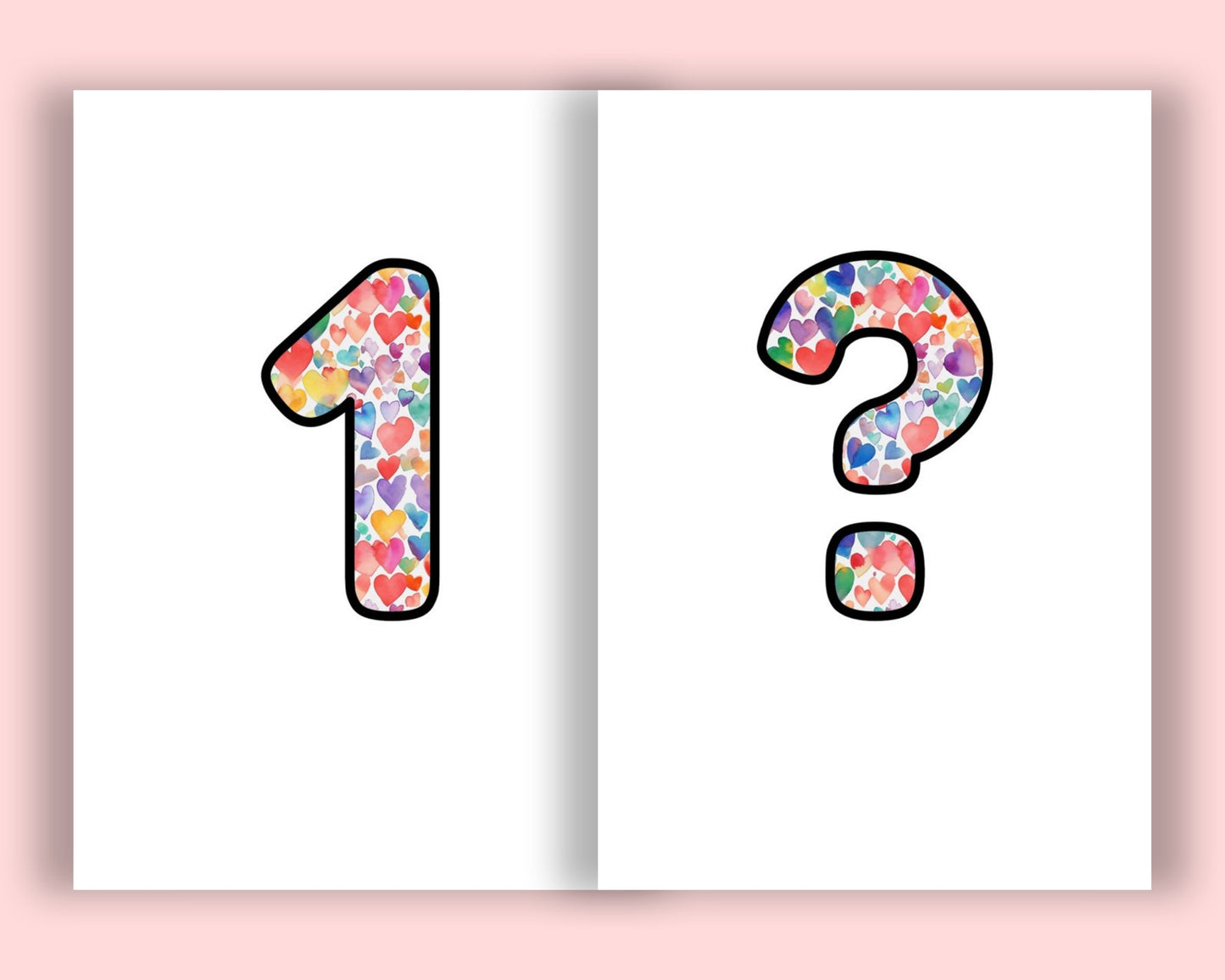 Pastel Watercolour Hearts Printable Display for Your Classroom - Decorate and Organise with Ease