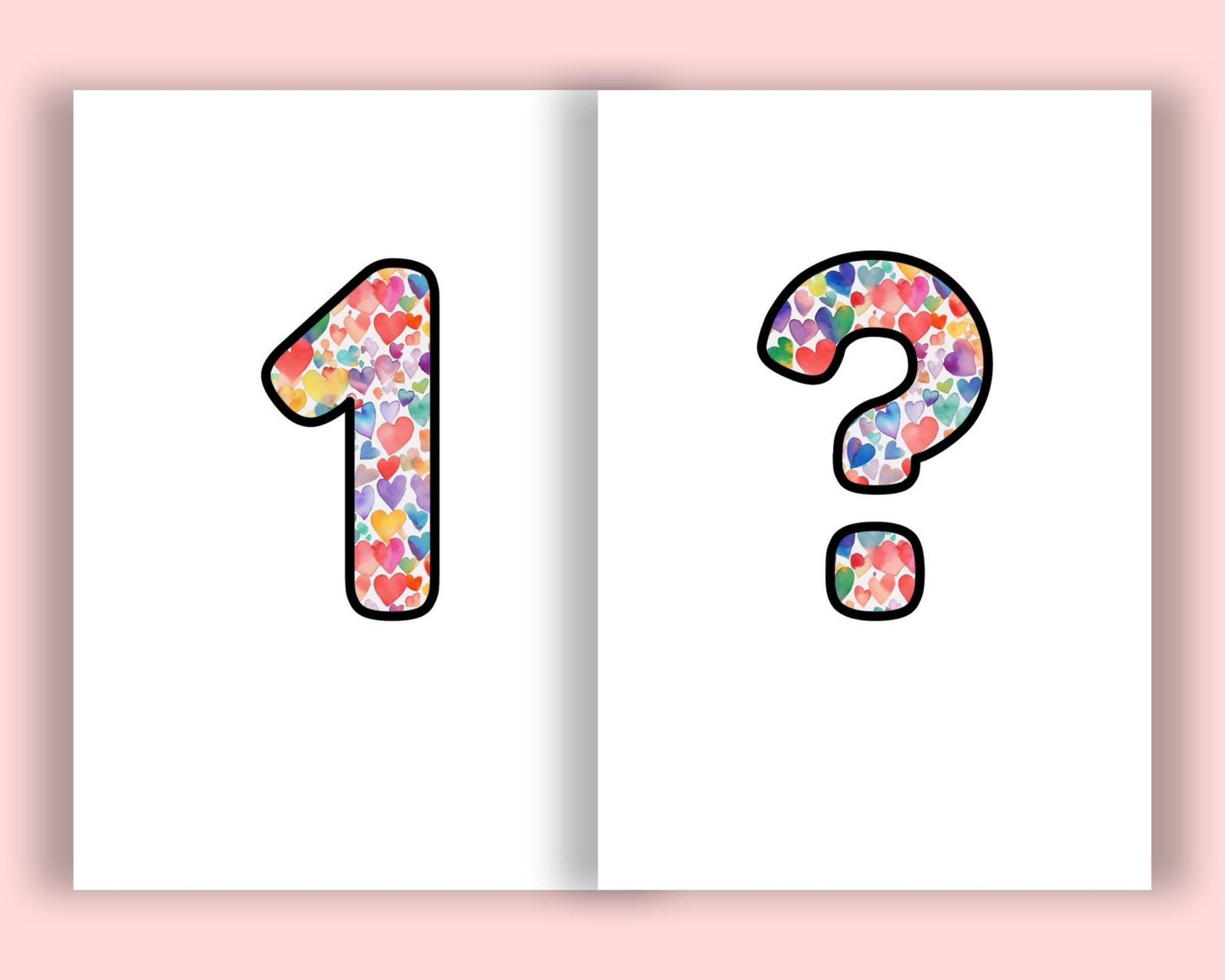 Pastel Watercolour Hearts Printable Display for Your Classroom - Decorate and Organise with Ease