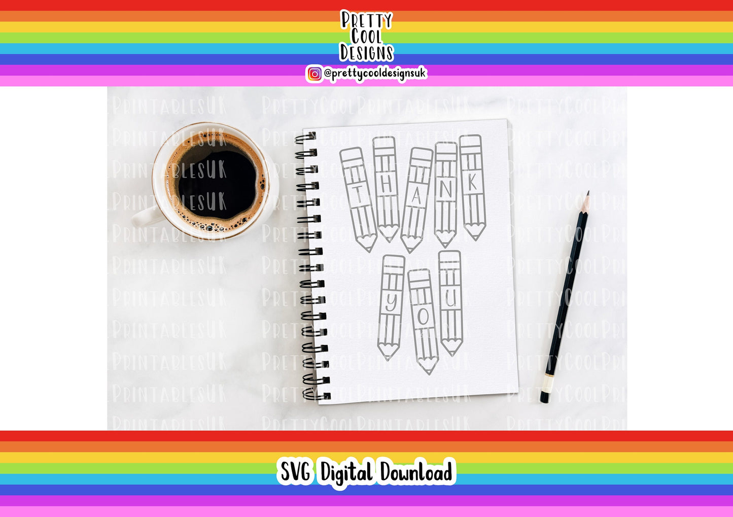 SVG Digital File Download Thank You