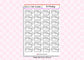 32 IEP Meeting SEN Teacher Planner Stickers UK - 1 Sheet