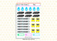 Teacher Planner Stickers Swimming Newsletter Trip Events UK - 1 Sheet