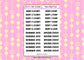 Teacher Planner Term Start End Holiday Stickers UK - 1 Sheet