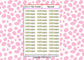 This Week Teacher Planner Stickers UK - 1 Sheet