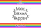 Motivational SVG Digital File Download Make Dreams Happen Self Love Crafting Maker