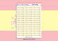 42 Buen Trabajo Spanish Reward Teacher Planner Stickers UK - 1 Sheet
