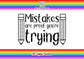 Motivation Teacher SVG Digital File Download Mistakes are Proof You're Trying