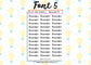 Remember Planner Stickers UK with Font Choices - 1 Sheet