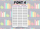 Guided Reading Planner Stickers UK with Font Choices - 1 Sheet