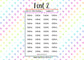 40 Personalized Planner Stickers: Custom Word, Font & Color Choices