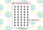 Geography Subject Teacher Student Planner Stickers UK - 1 Sheet