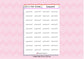 40 Assessment Teacher Planner Stickers UK - 1 Sheet