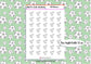 PE Subject Teacher Student Planner Stickers UK - 1 Sheet