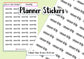 40 Assembly Teacher Planner Stickers UK - 1 Sheet