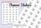 English Language Subject Teacher Student Planner Stickers UK - 1 Sheet