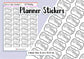 32 IEP Meeting SEN Teacher Planner Stickers UK - 1 Sheet