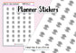 PSHE Subject Teacher Student Planner Stickers UK - 1 Sheet