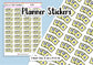 PPA Teacher Planner Stickers UK - 1 Sheet