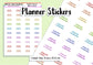 40 English Language Subject Teacher Student Planner Stickers UK - 1 Sheet - Block and Cursive