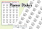 Drama Subject Teacher Student Planner Stickers UK - 1 Sheet