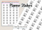 Computer Science Subject Teacher Student Planner Stickers UK - 1 Sheet