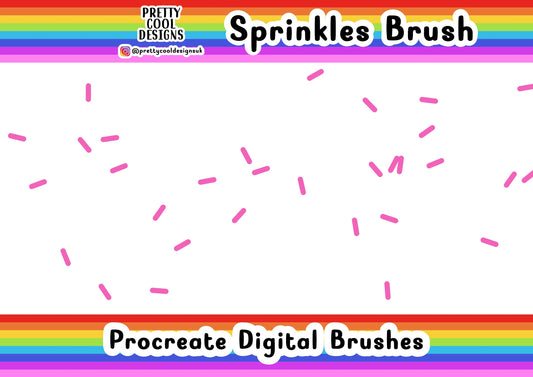 1 Sprinkle Brush for Procreate Digital Download