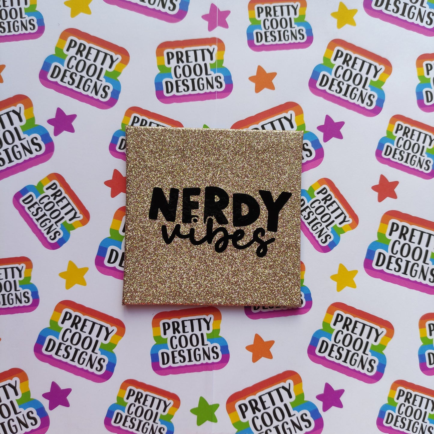 Glitter Coaster Vibes Slogan Christmas Gift Present