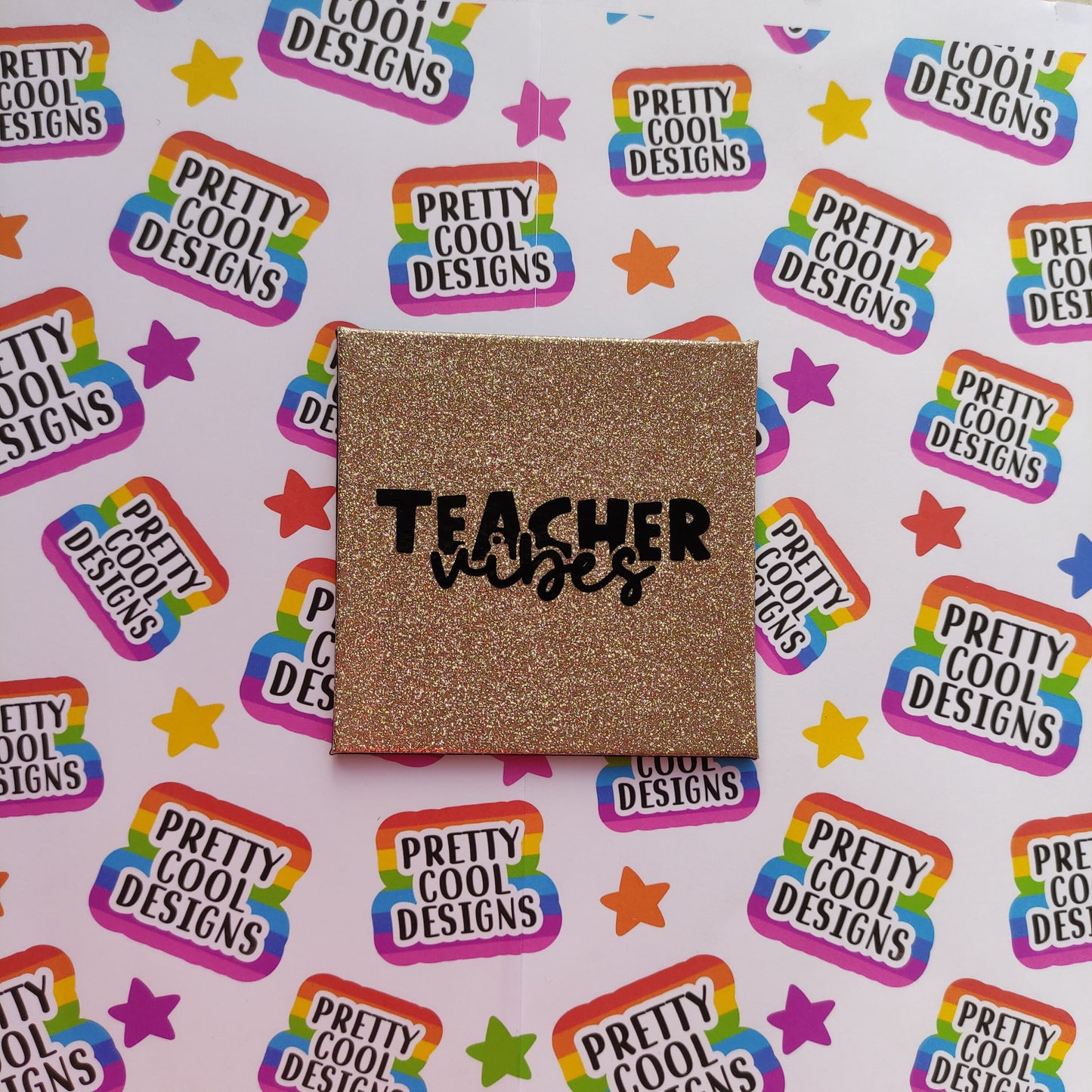 Glitter Coaster Vibes Slogan Christmas Gift Present