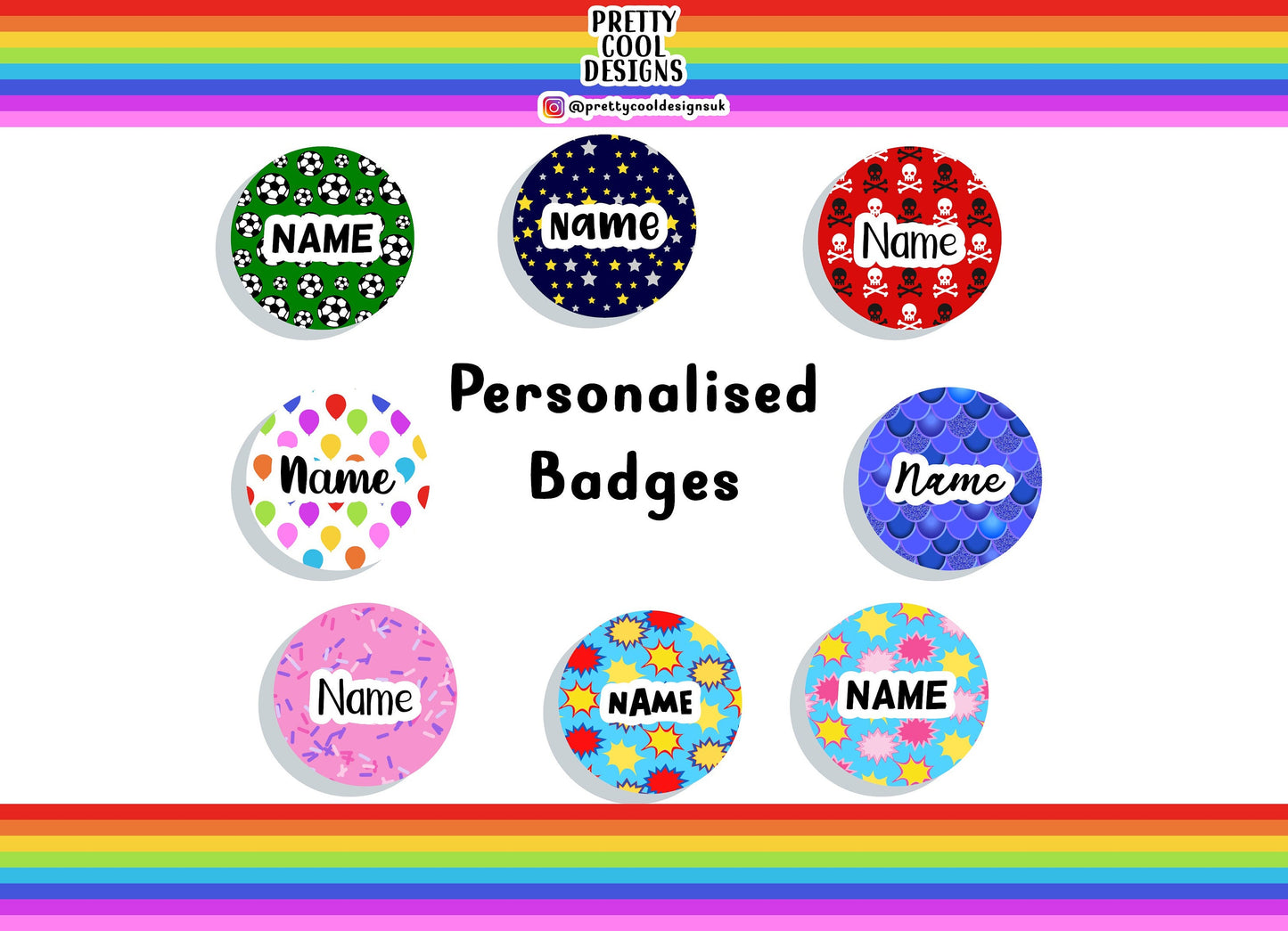 Personalized Name Badge: Fun Birthday Gift