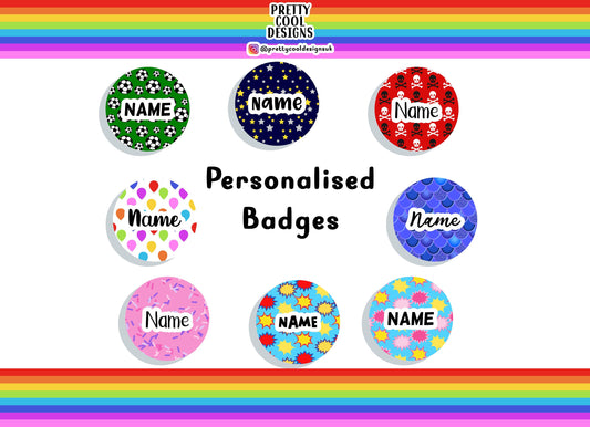 Personalized Name Badge: Fun Birthday Gift