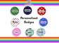 Personalized Name Badge: Fun Birthday Gift