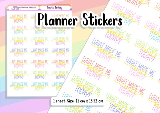 Mental Health Planner Stickers: Wellbeing Journal Decorations