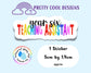 Waterproof Vinyl Year Six 6 Teaching Assistant Sticker Rainbow Self Love Motivational Sticker Laptop Journal Scrapbook Planner Sticker