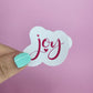 Waterproof Vinyl Joy Sticker Rainbow Affirmation Self Love Motivational Sticker Laptop Journal Scrapbook Planner Sticker