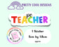 PE Teacher Sticker Rainbow Affirmation Self Love Motivational Sticker Laptop Journal Scrapbook Planner Sticker NOT WATERPROOF