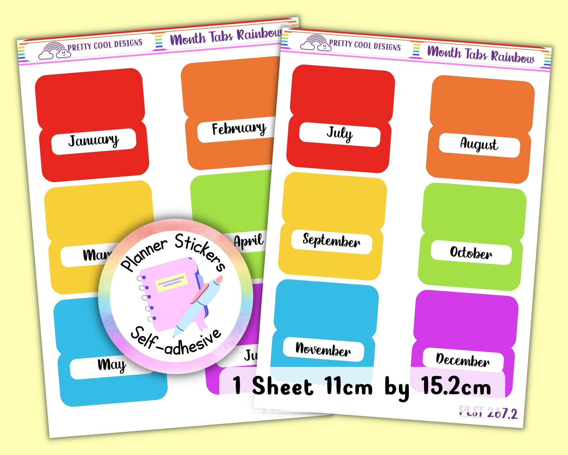 Monthly Planner Stickers, Journal Tabs, 2024, Diary Tabs, Bullet Journal, Diary Decoration Decor, Scrapbooking Stickers, Aesthetic