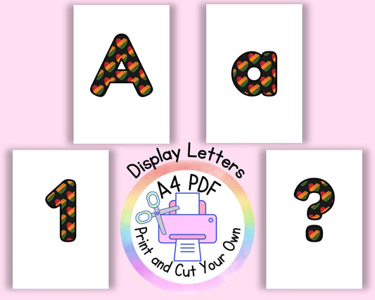 Black History Month | printable display | bulletin | letters numbers symbols grammar | classroom boards | print and cut | teacher download