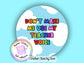 Don't Make Me Use My Teacher Voice Funny Rainbow Teacher Teaching Assistant Senco Sendco ECT Sticker (NOT WATERPROOF)