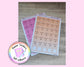Monthly Planner Stickers, Bullet Journal, Diary Decoration Decor, Scrapbooking Stickers, Numbers, Washi, Aesthetic