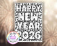 2026 New Year’s Kids Activity Printable Kids | Art Worksheet | Cut Colour Page