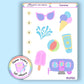 Summer Caravan Holiday Planner Stickers Travel Staycation