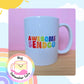 Teacher mug, Awesome Sendco, end of year gift, teaching assistant present, rainbow