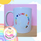 Teacher mug, end of year gift, teaching assistant present, cute mug, rainbow