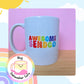 Teacher mug, Awesome Sendco, end of year gift, teaching assistant present, rainbow