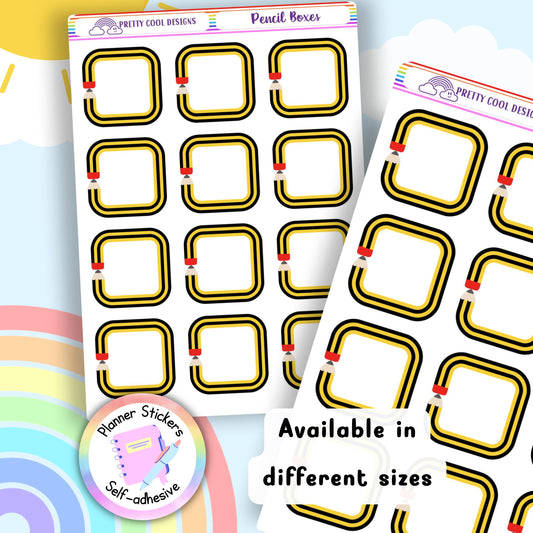 Teacher Planner Stickers | Stationery Theme | Student | Teacher | One Sticker Sheet