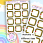 Teacher Planner Stickers | Stationery Theme | Student | Teacher | One Sticker Sheet
