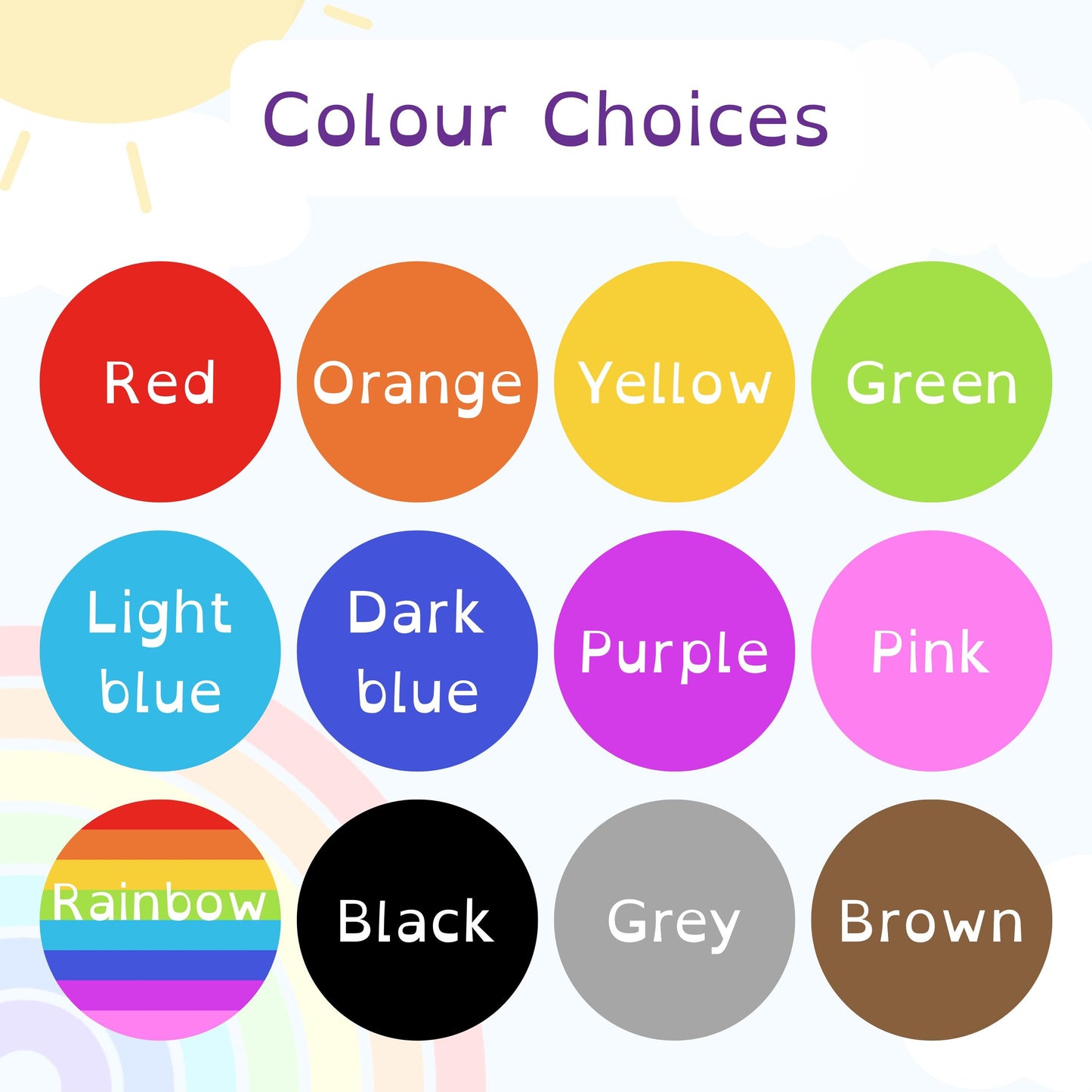 Personalized Planner Stickers: Open Dyslexic Font | Custom Word | Colour Choices | Dyslexia Friendly